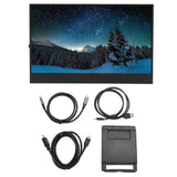 13.3 Inch Portable Display 1080P FHD IPS USB Type C External Second Screen with Dual Speaker for Switch for PS3 Laptop PC