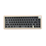 LMK67 CNC DIY Mechanical Keyboard Kit RGB Hot Swap Bluetooth 5.0/2.4Ghz/Type-C with Knob Gasket Mou