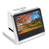 22MP Pixels 5 Inch HD Screen Film Photo Slide Monochrome Scanner Digital Converter Copier US Plug