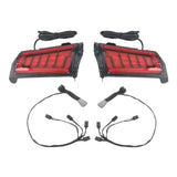 Motorcycle Rear Saddlebag LED Turn Signal Lights Brake Lights Marking Light for Goldwing Tour 2018-