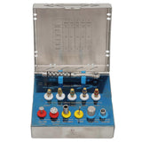 Implant Bone Expander Kit Colorful Professional Prosthetic Screw Drivers Repair Tool with Storage Box