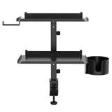 Secure Clamp MultiPurpose Organizers For Gaming Setups Bedside TableChair Holds Essential Steadily Headsets Hanger  Black