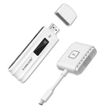 (Type C) HDTV  Video Transmitter Receiver Device Display Adapter Dongle for Smooth Video Playback from Computers to Large Screens