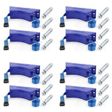 2PCS Propane Tank Holder Cylinder Mounted Bracket with Screws Blue