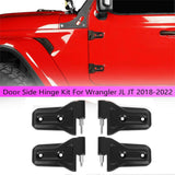 1Set Door Side Hinge Kit for JL JT 2018-2022 Left+Right