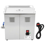 10L Stainless Steel Ultrasonic Cleaner with Digital LED Timer Heater for Jewelry GlassesUK 200-240V