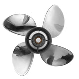 Outboard Propeller High Thrust 4 Blades 15 Tooth Stainless Steel Fit for Suzuki Outboard DF70A-140A