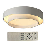 LED Ceiling Light Round Dimmable Modern 45W Metal Acrylic Long Lifespan for Hallway Kitchen Laundry Room Diameter 40x14cm