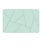(Green) Bath Mat,Super Absorbent Diatomite Floor Mat Slip Resistant Fast Drying Bathroom Rug Easy to Clean Door Mat  Green
