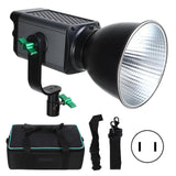 Bi-Color COB LED Video Light - Wireless Control, 60W, High CRI, Stepless Dimming