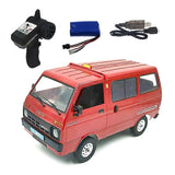 (Red) Model Bus Toy Remote Control Car Minivan Children Best Birthday Gift Toys