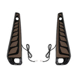 Car Front Fog Lights Three-Color Daytime Running Light Dynamic Turn Signal Lights for Alphard Vellf