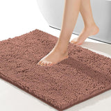 (champagne) Bathroom Carpet 80cm  50cm, Non-slip Bath Mat, Suitable For Bathroom, Easier To Dry, Plush Bathroom, Shower And Sink, Dark Gray