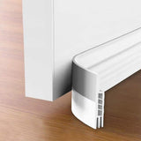 (White) 2-piece Door Panel, Bottom Of Door Sealed With Dust And Sound Insulation, Weather Protection Cover, Insulating Rubber Strips, 45mm X 1m, White