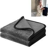 (Set 1) 30*40cm Drying Cloth Microfiber Cloth Professional Car Care High Absorbency Large Microfiber Cloth Extremely Absorbent - 2 Pieces