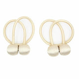 (Light Gold) Magnetic Curtain Ties 2 Pack Home Bedroom Office Decoration Thick Thin Curtains Light Gold