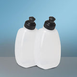 Sports Water Bottle In A Pack Of 2, Suitable For The Running Water Bag Belt And The Running Belt Bag, White