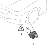 66539240352-02 Left Front Side Camera for BMWX5 E70 X6 E71 F01 10-19