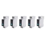 40A Tuya Single Phase Din Rail WIFI Meter KWh ,Black with Metering
