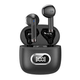 (black) Stereo Wireless Headphones Led Display Usb C, Ip7 Waterproof Headphones White