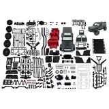 RC Car 2.4G 4WD 1/12 MN86KS Kit Unassembled G500 230MM Wheelbase Brushed Motor Crawler Off Road