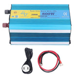 800W Pure Sine Wave UPS Inverter 1600W Peaking DC24V Input Voltage USB LCD Off Grid Car Inverter US Plug AC110V