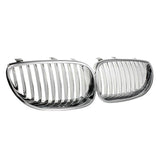 Front Bumper Chrome Sport Wide Kidney Grille Grill For- E60 E61 5 Series M5 2003-2009 51137065701