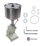 Manual Liquid Filling Machine 304 Stainless Steel 10L Bin 550ml Volume for Oil Grease