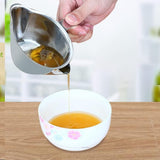 Grease Separator, Stainless Steel Grease Bowl Soup Filter, Kitchen Grease Separator, For Liquid Filtration Grease Filter (trumpet Cup Oil Filter)