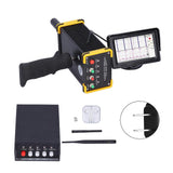 Underground Metal Detector Yellow Outdoor Treasure Finder Detection Tool for Gold Silver CopperUS Plug 100240V
