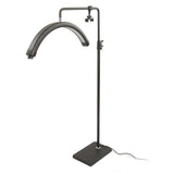 23 Inch 40W Eyelash Beauty LED Floor Light 2700K to 5600K Black Half Moon Nail Art Eyebrow Tattoo Lamp 100240V UK Plug