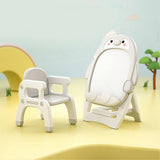 Magnetic Drawing Board Adjustment Height Smoother Drawing Writing Safe Magnetic Graffiti Board with Stand for Kids Gray