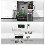 Co2 Monitor 3 in 1 for Tuya APP Carbon Dioxide Detector 2.4G WiFi 7 Inch Large LCD Display Temperature Humidity Sensor