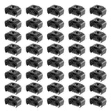 40PCS 2 Point Brake Pipe Line Retaining Clip 811611797 4.75mm Black