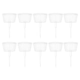 10pcs Plastic Fertilizer Mesh Basket With Lid Bonsai Fertilization Tool Orchid Fertilizer Spikes Gardening Fertilizer Container For Planting Fertilize