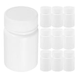 10pcs Medicine Bottles Travel Medicine Containers Medicine Storage Organizers with Cap 40ML