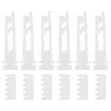 1 Set Vertical Blinds Repair Replacement Blind Plastic Stems Vertical Blind Repairing Gear Parts