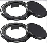 2pcs Patio Umbrella Hole Ring Covers: Table Umbrella Ring Caps - Outdoor Parasol Table Hole Protector For Garden Furniture