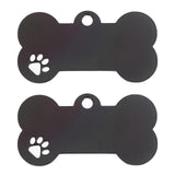 2pcs Stainless Steel Dog Tag Blanks Engraving Pet Name Tags Dog Id Tags For Small Large Dogs Metal Tags For Pets Blank Dog Tags