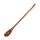 Wooden Coffee Spoon Long Handle Mixing Spoon Stirring Spoon for Kitchen