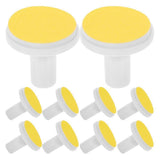10pcs Nail File Pads Electric Nail Trimmer Replacement Pads Grinding Heads Polish Disc Standard Nail Clippers Sandpaper Pads For Toenail Fingernail