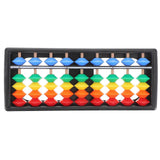 Colorful Plastic Abacus With 5 Beads For Student Mental Arithmetic 9-Level Math Learning Tool For Kids Desktop Abacus Model For Classroom Use