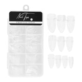 100Pcs Full Cover Fake Nails False Nails Nail Art Supplies False Nail Tips for Women Unique Fake Nails