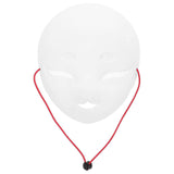 Unpainted Painted Fox Molding Mask DIY Paintable Cosplay Mask Fox Shaped Mask Uncolored Mesh Eye Mask DIY Unpainted Fox Mask
