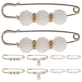 10pcs Clothing Safety Pin Pant Waist Tight Pin Sweater Clips Shawl Pin Brooch Pin Dress Pin