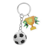 Creative Soccer Keychain for Bags Stylish Football Keyrings Unique Soccer Keychains Delicate Bag Hanging Keychains Party Favors