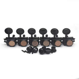 6 Inline Guitar Lock String Tuners 1:15 Vintage Machine Heads for TL Style Electric Guitar Folk or Acoustic Guitar,B