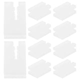 12pcs Radiator Bracket Insert Cover: Plastic Panel Radiator Hook Protective Sleeve - Anti-Vibration Bracket Cover For Home Office Heating Winter Safet