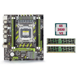 X79 Mboard+e5 2630 V2 Cpu+2x8gb Ddr3 1600mhz Reg Ecc Ram Memory Set A 2011 M.2 Nvme Mbo