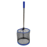 Pingpong Ball Retriever Table Tennis Ball Picker Container Portable Pick Up Net Bag Training Tool for Ball(Blue)